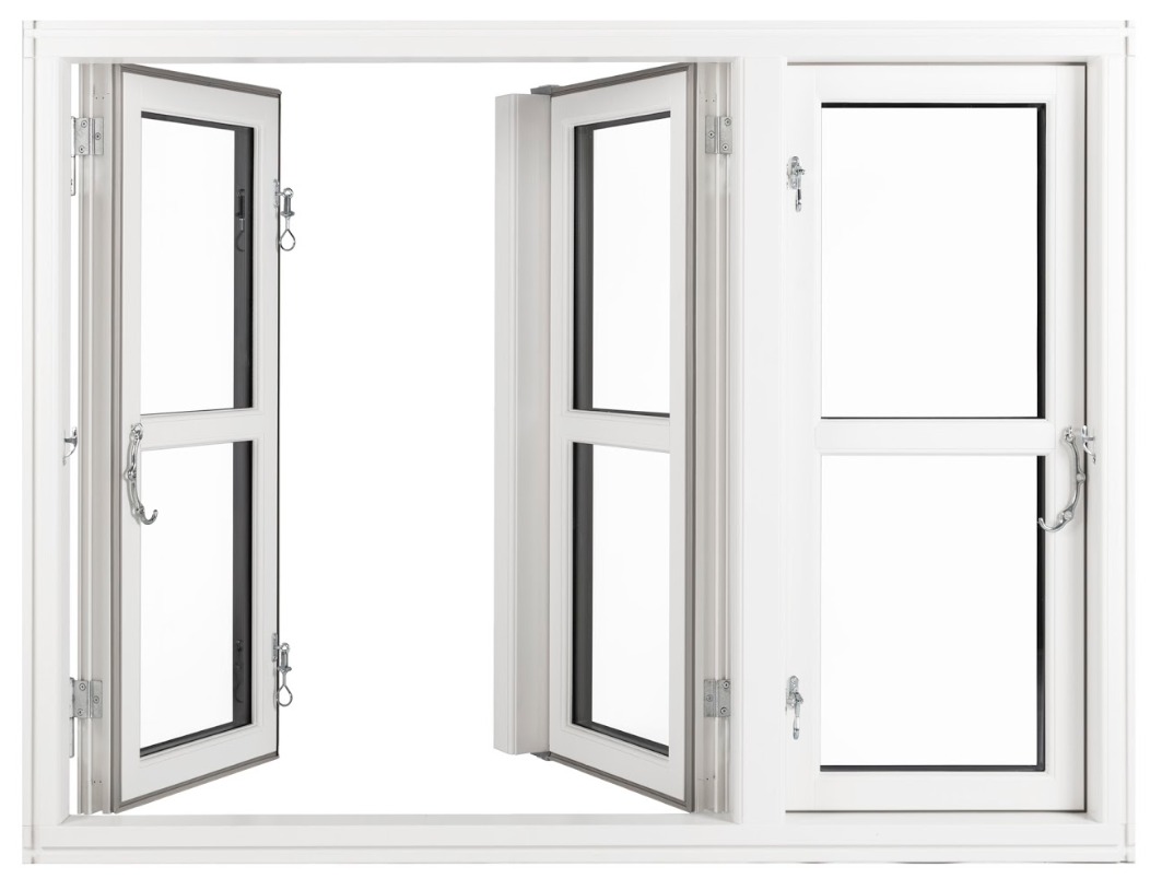 Spröjsade Fönster - 2 luft 6 rutor - Trä - BH2-6