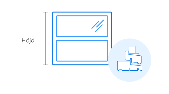 fönster utan packer